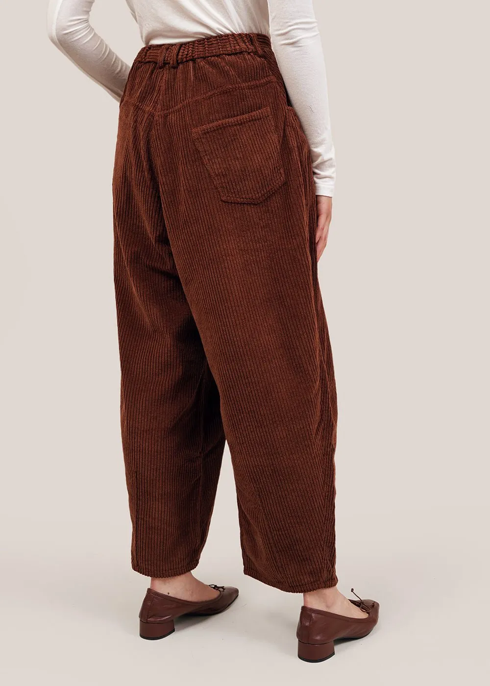 Pardo Corduroy Baggy Pants