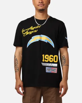 Pro Standard Los Angeles Chargers Fast Lane SJ T-Shirt Black