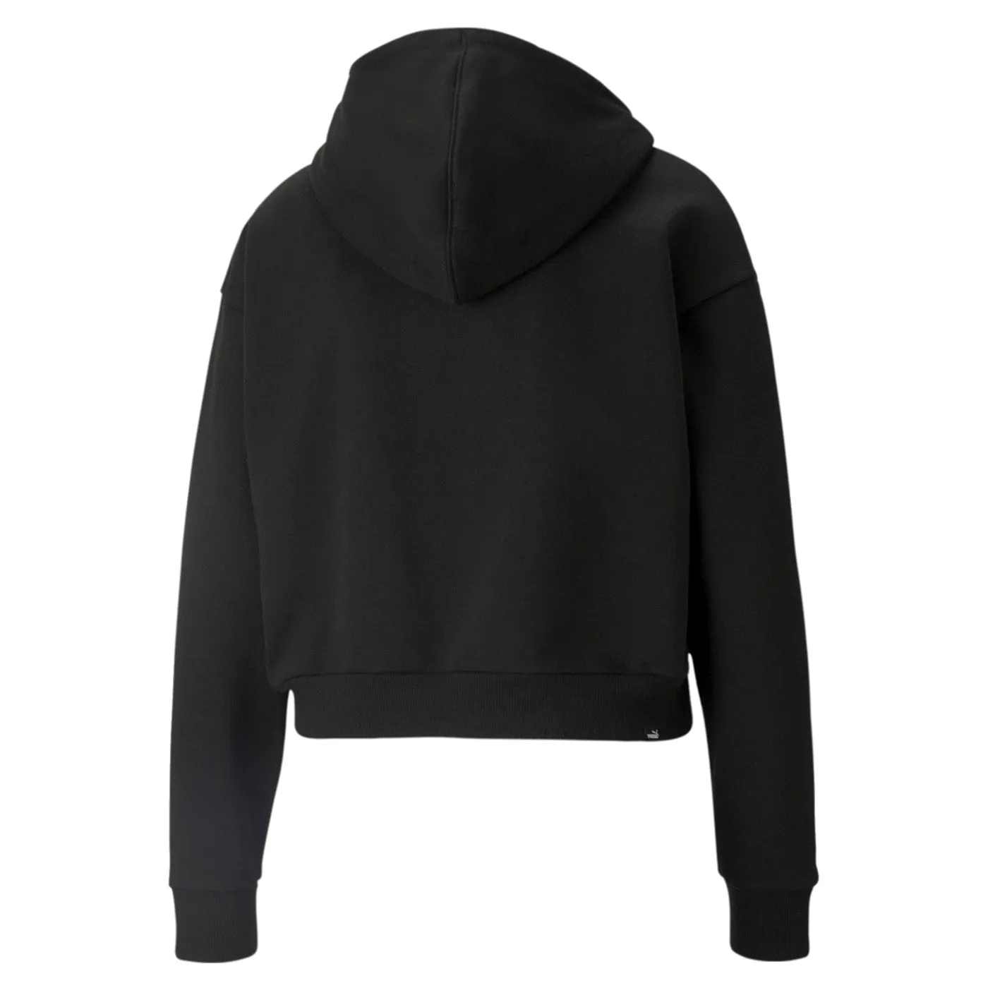 Puma ESS  Embroidered Cropped Hoodie FL 587902 01 black