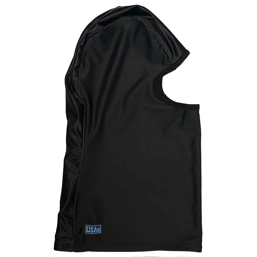 Pure X Black Strap Sock Hood Snow Balaclava