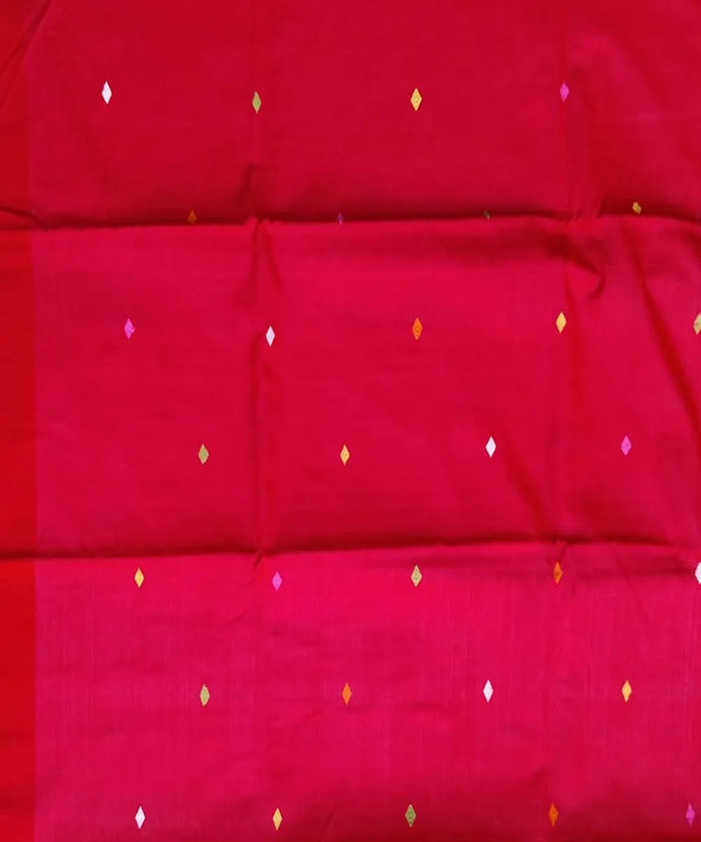 Red black tussar silk handloom gopalpur saree