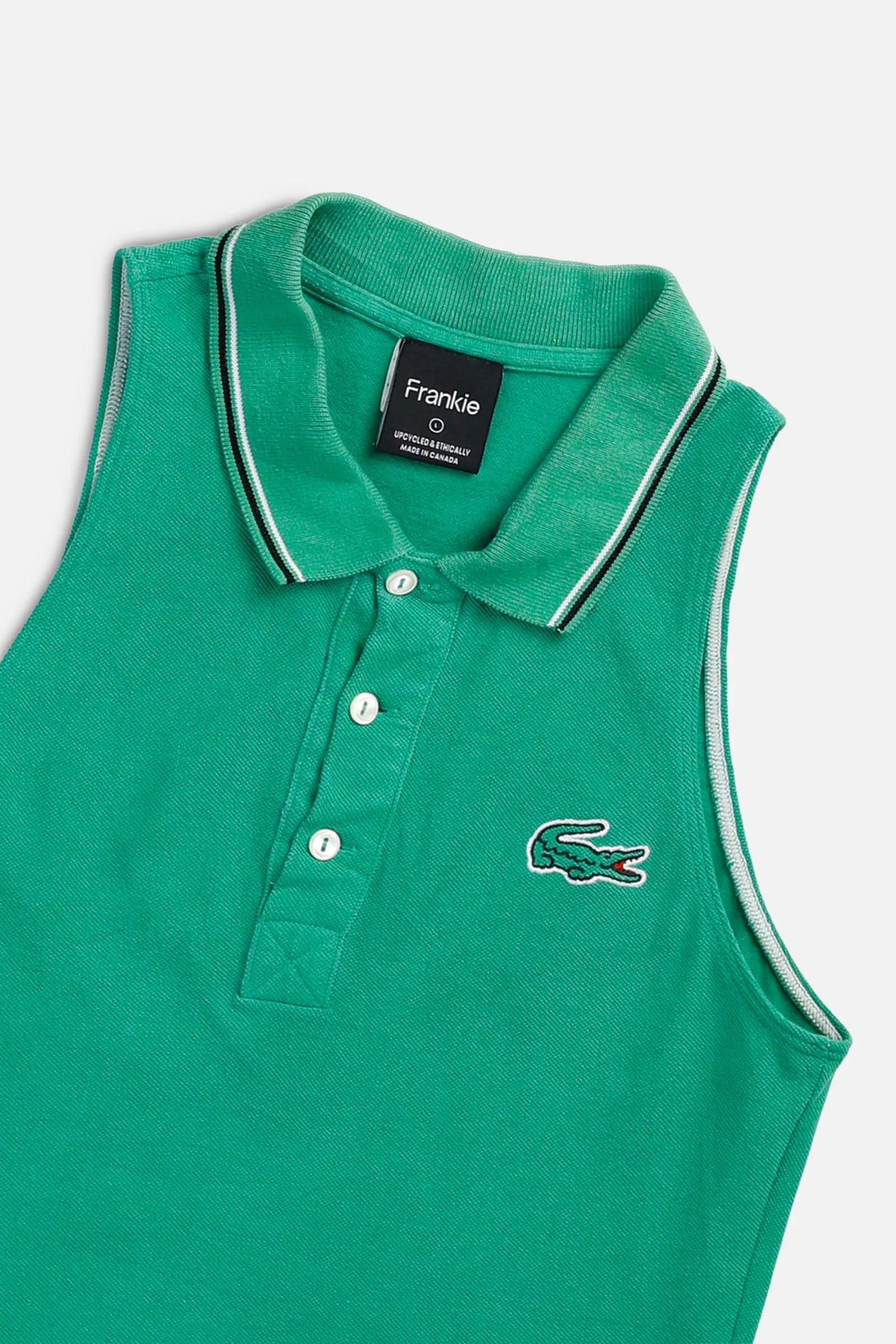 Rework Lacoste Collared Tank - L