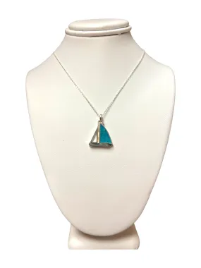 Sailboat Necklace - Apatite