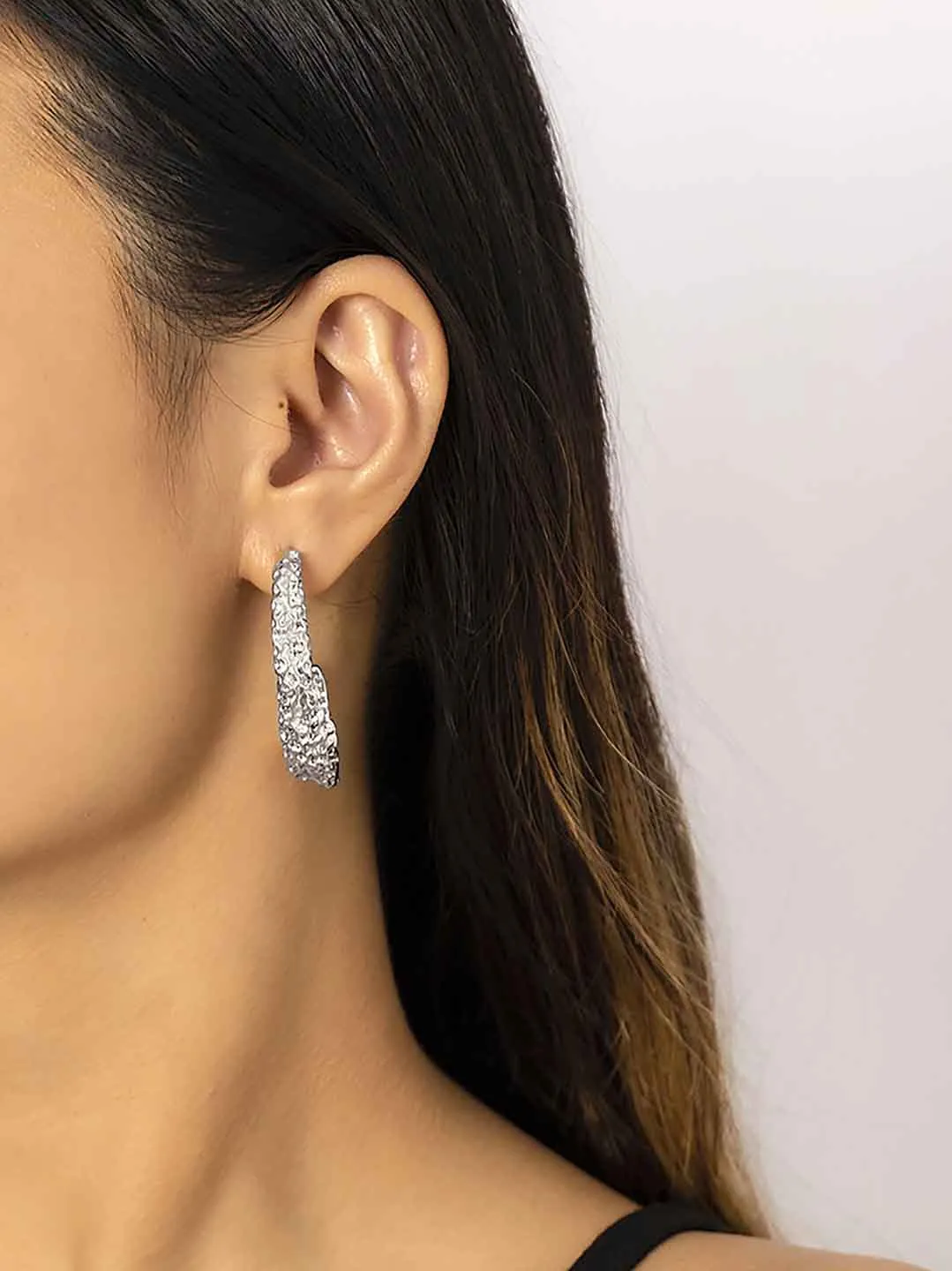 Sandra Hoops Earring