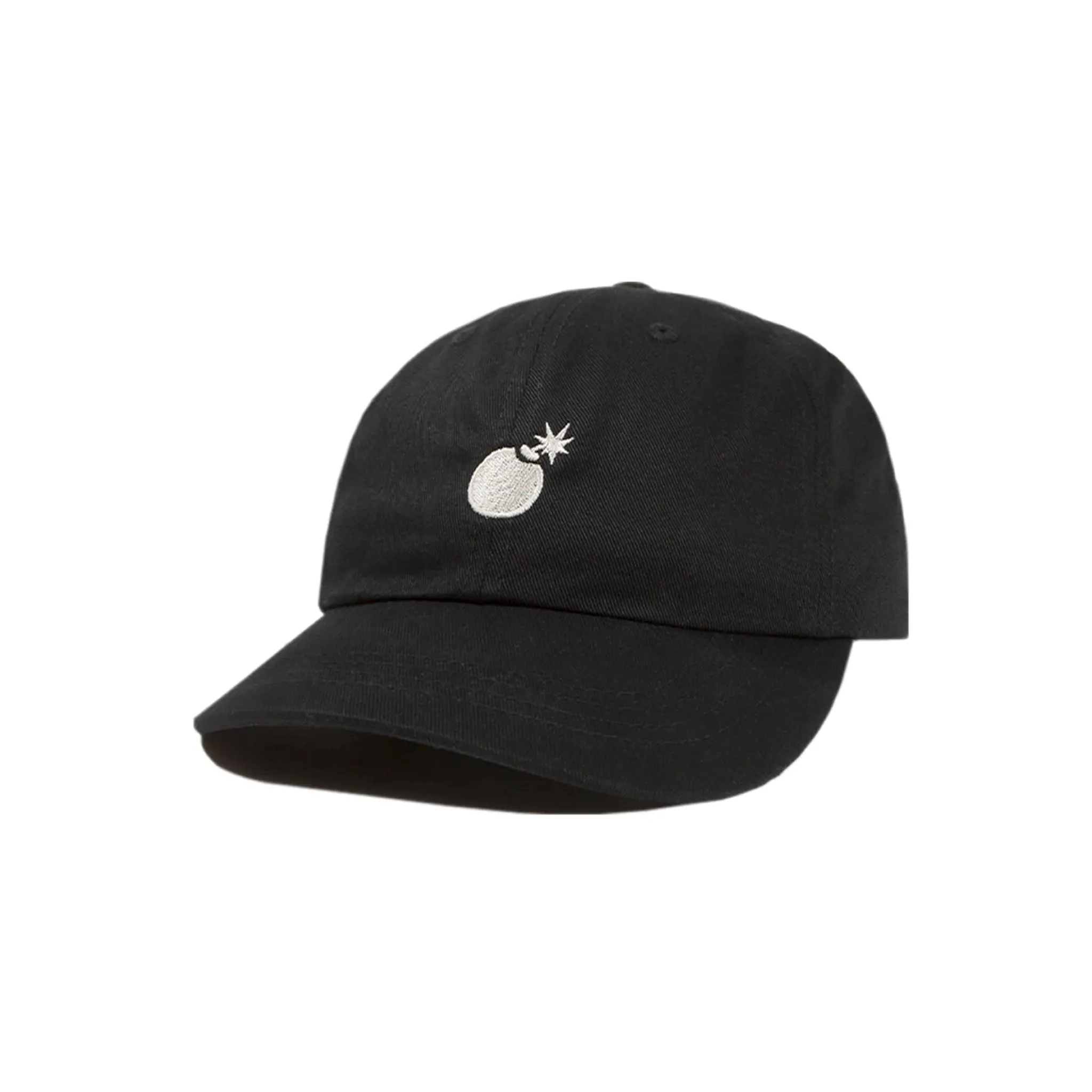 Solid Bomb Dad Cap (Black)