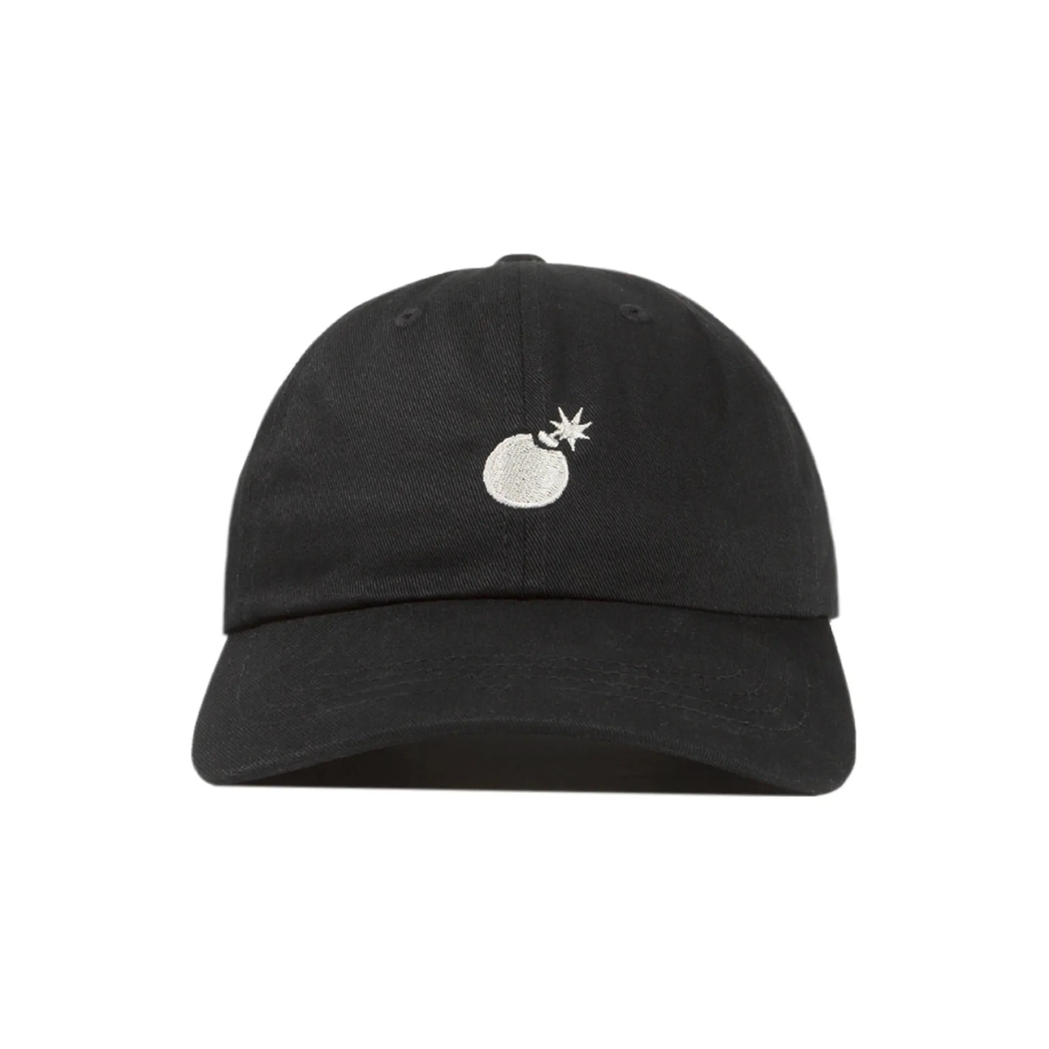 Solid Bomb Dad Cap (Black)