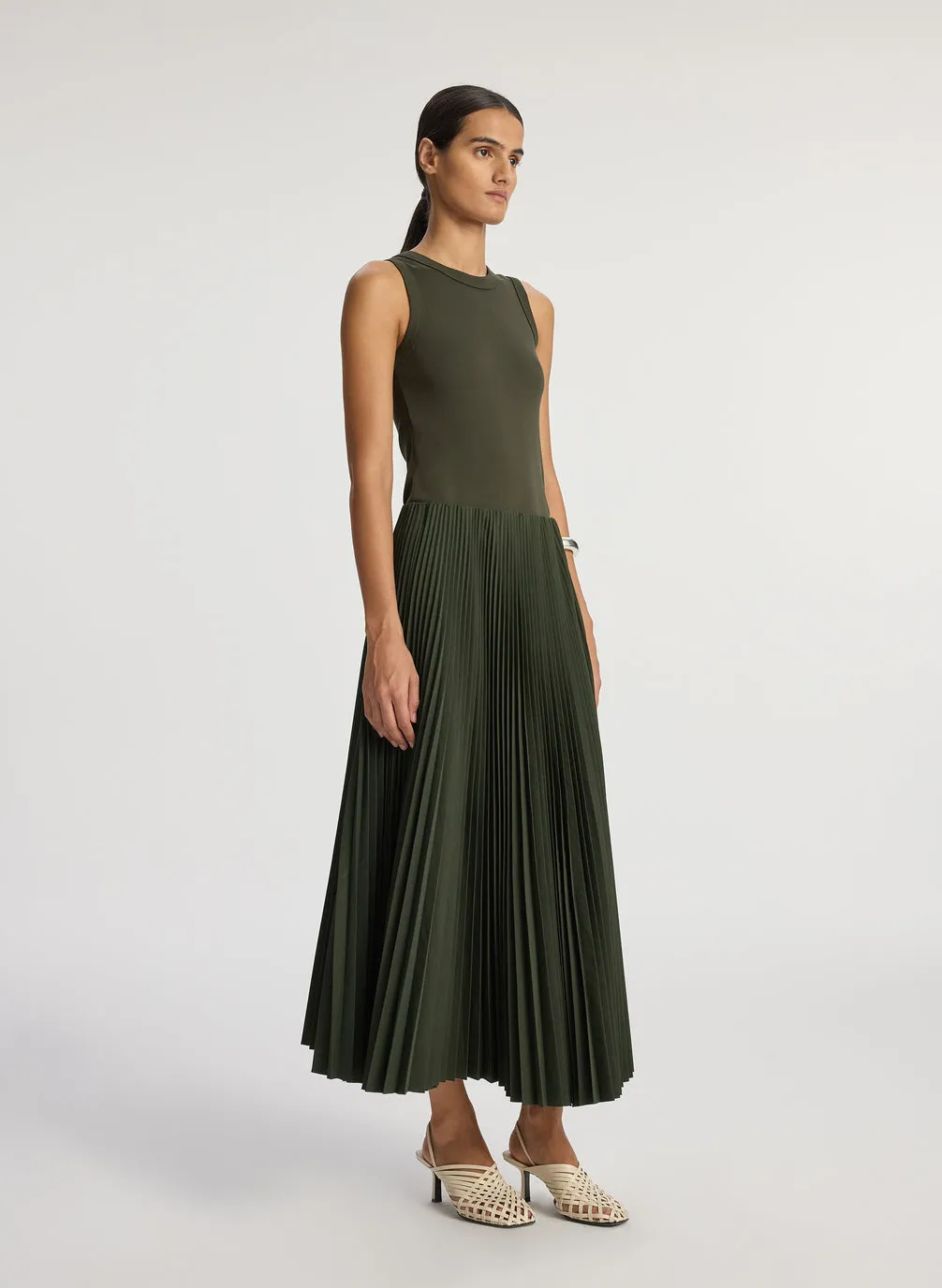 Tatum Pleated Maxi Skirt