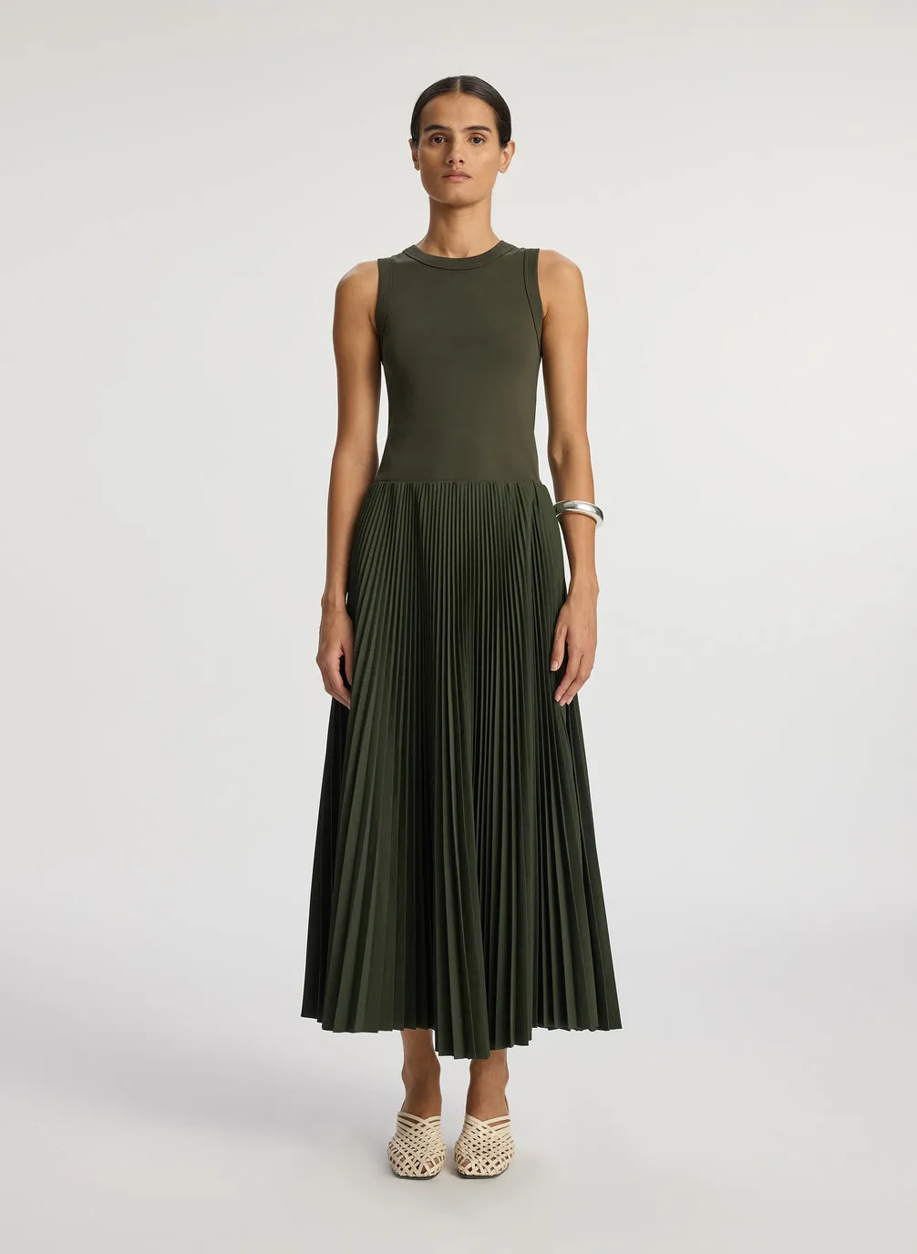 Tatum Pleated Maxi Skirt