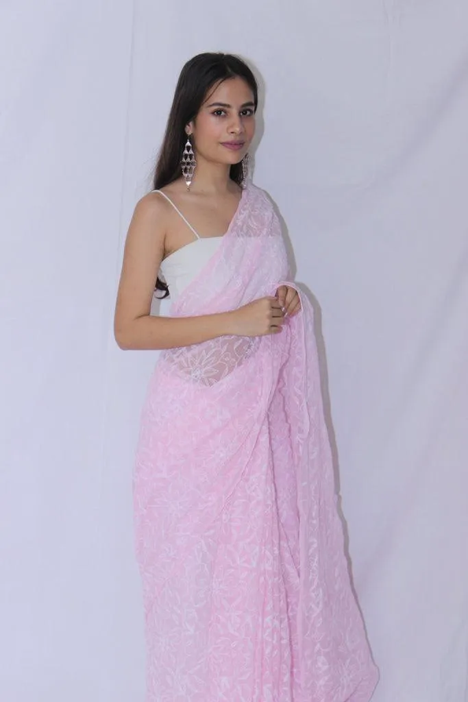 Tepchi Chikankari Sarees