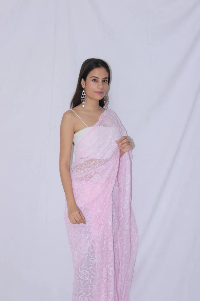 Tepchi Chikankari Sarees