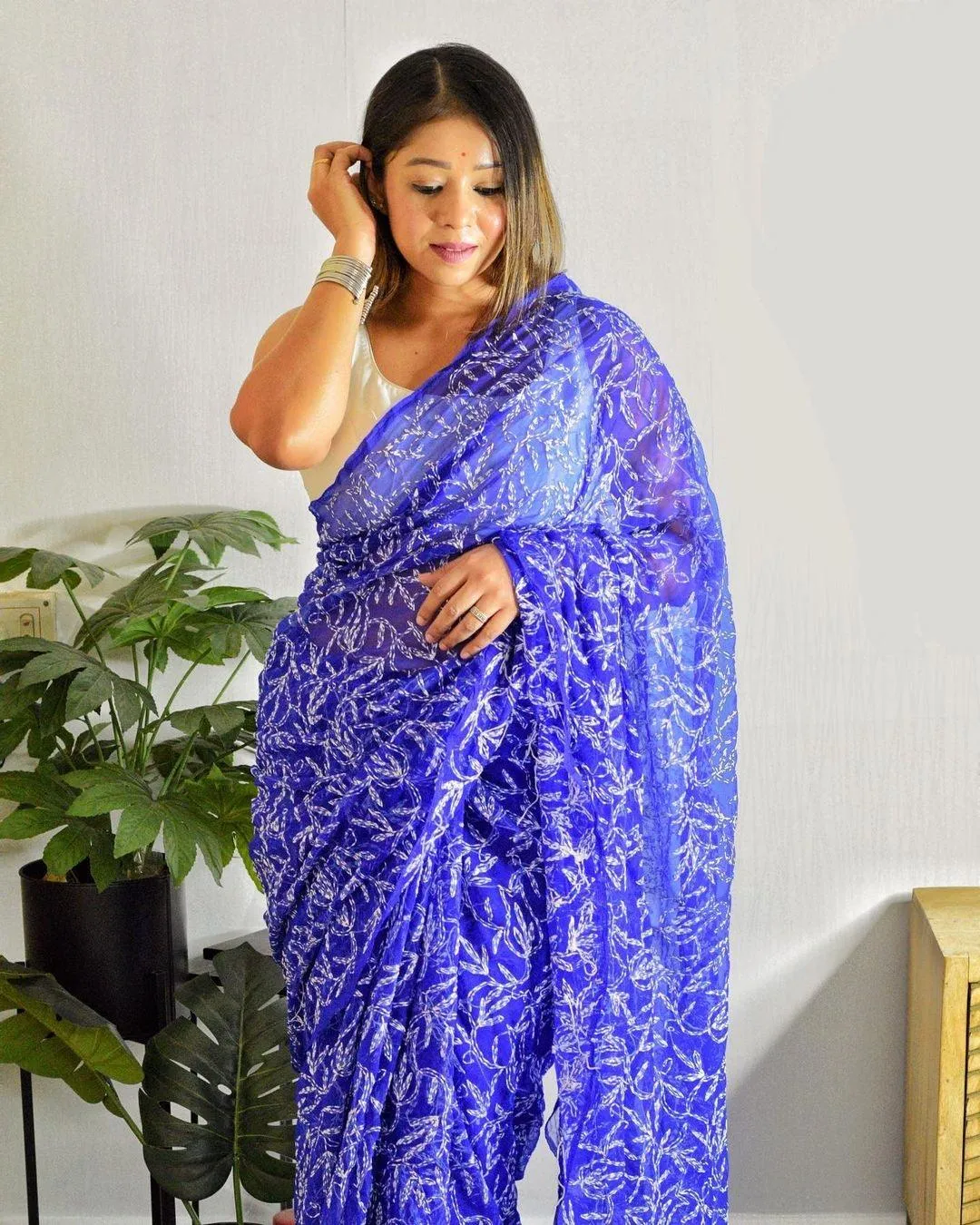 Tepchi Chikankari Sarees