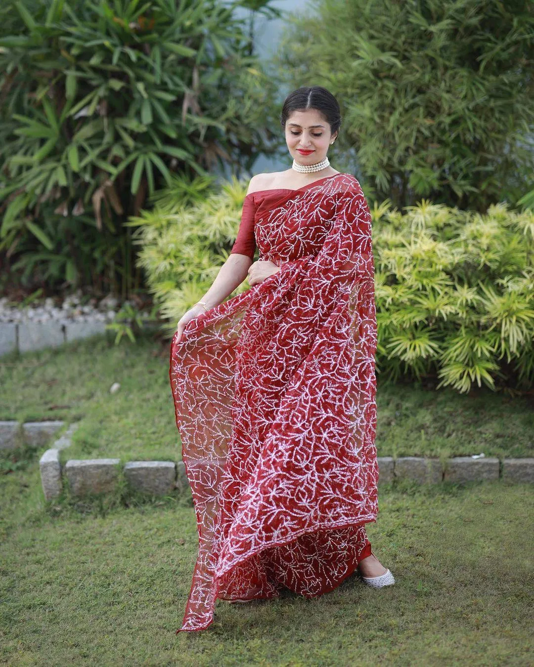 Tepchi Chikankari Sarees