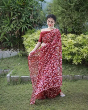 Tepchi Chikankari Sarees