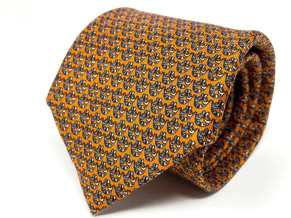 Ti Koro Nko Agyina: Artisanal Silk Tie with Hand-Finished Details