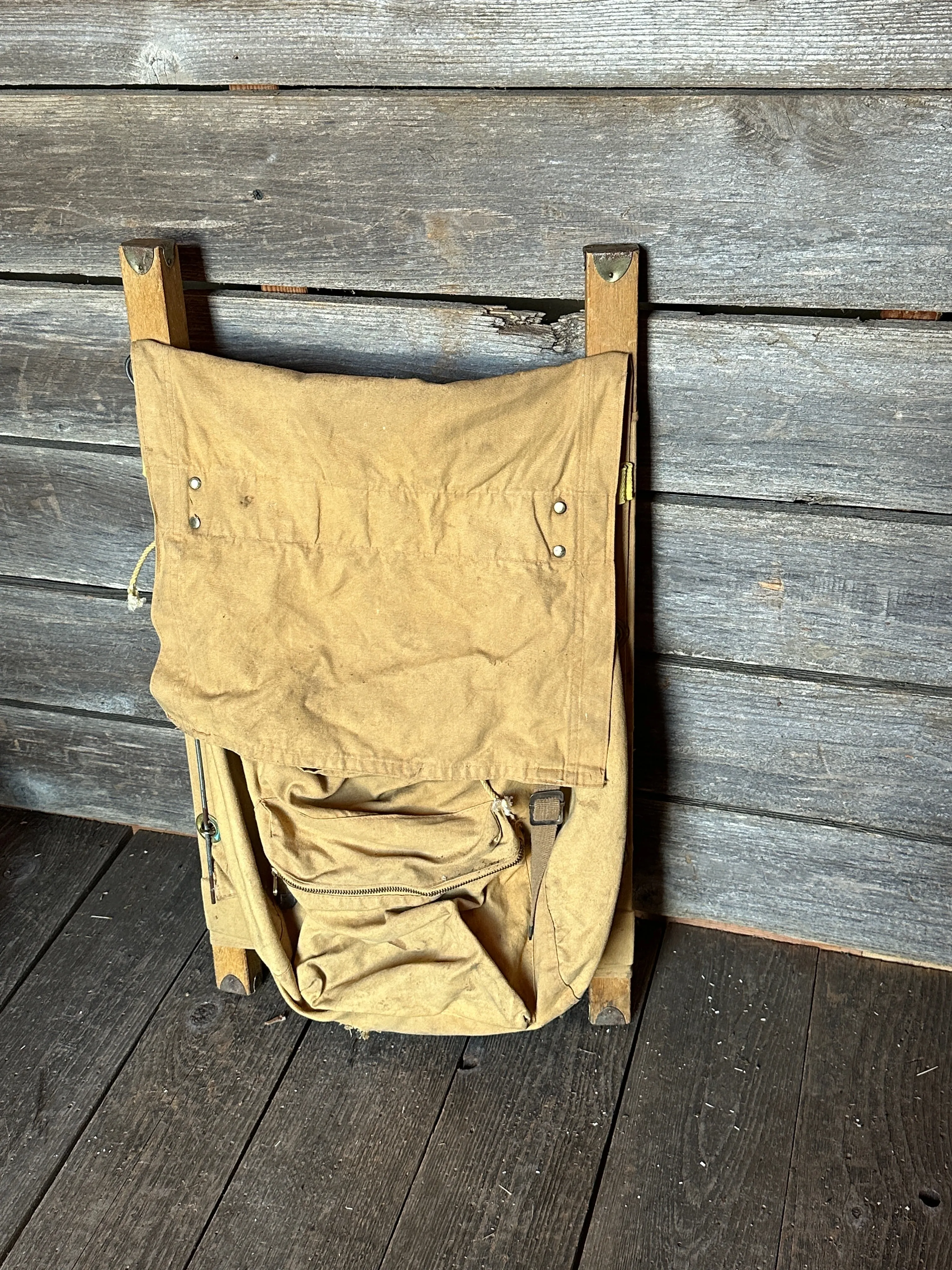 Trapper Nelson Wooden Frame Backpack