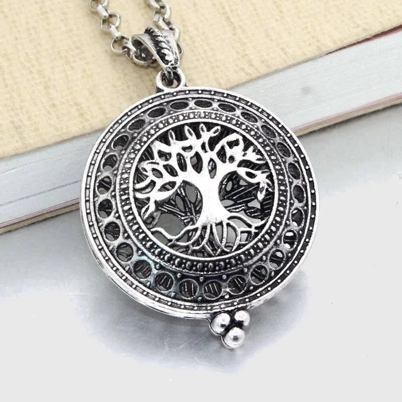 Tree of Life Aroma Diffuser Necklace