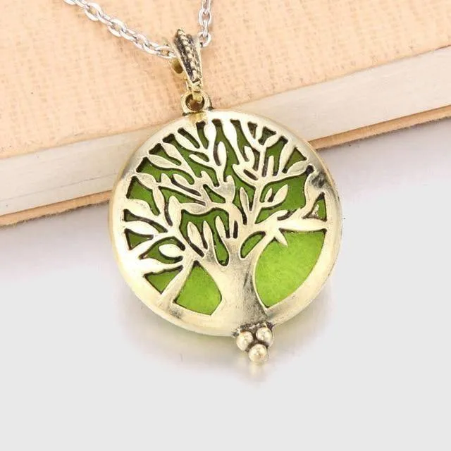 Tree of Life Aroma Diffuser Necklace