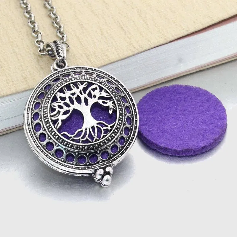 Tree of Life Aroma Diffuser Necklace