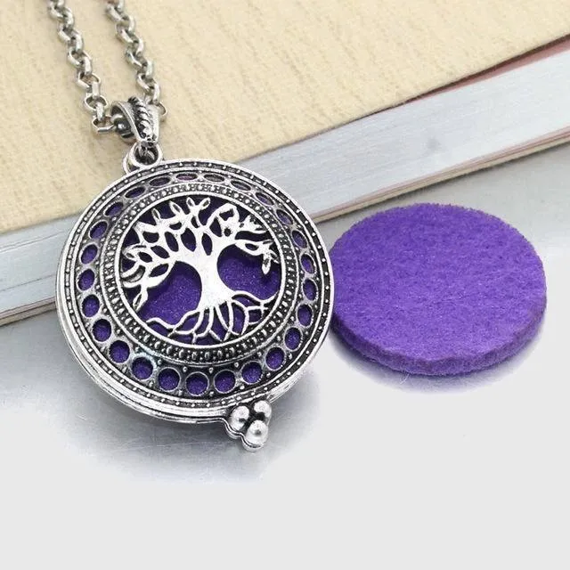 Tree of Life Aroma Diffuser Necklace