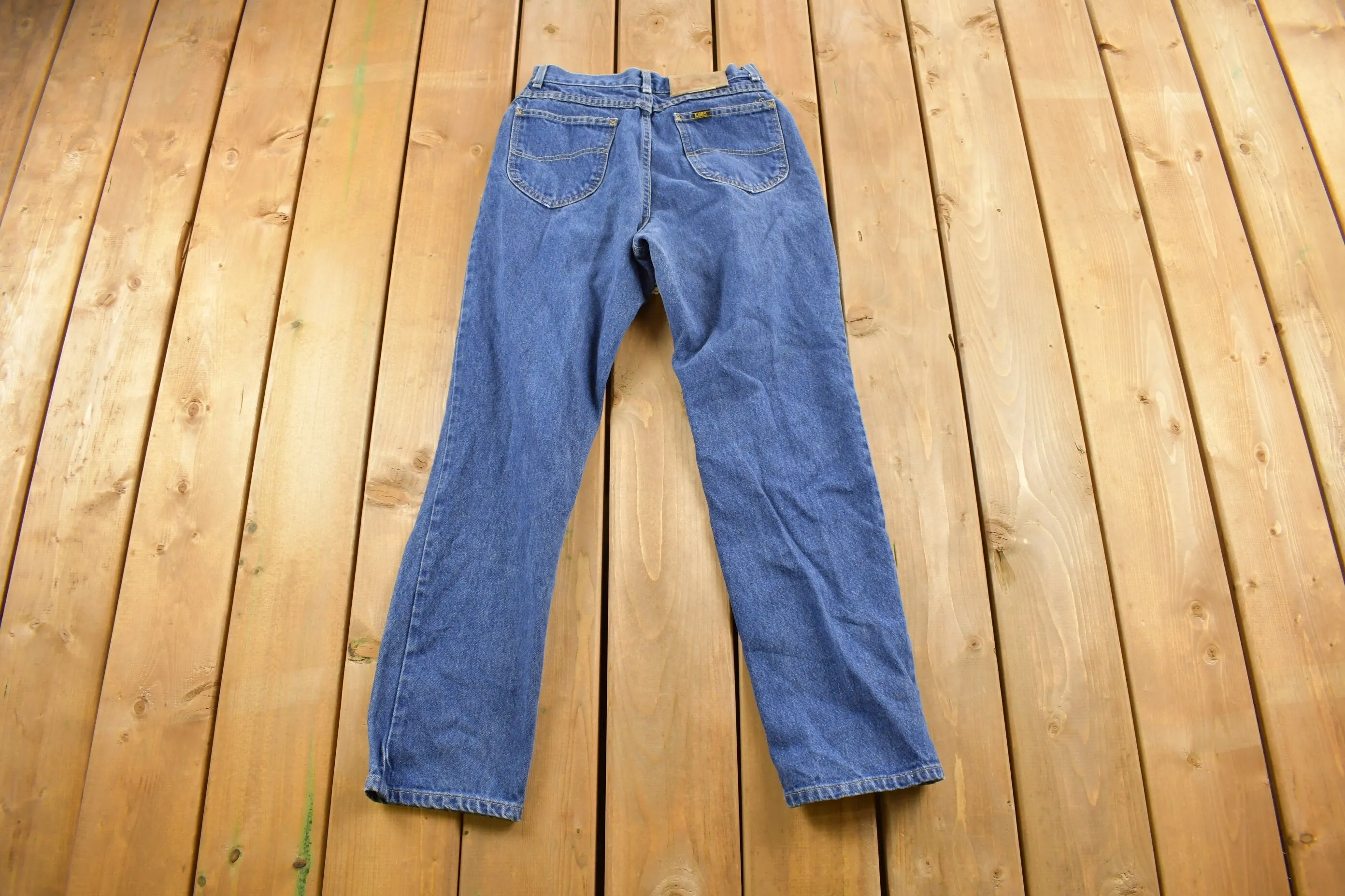 Vintage 1970s Lee Denim Women's Jeans Size 27 x 27 / Vintage Denim / Vintage Lee / Union Made In USA / Retro Jeans