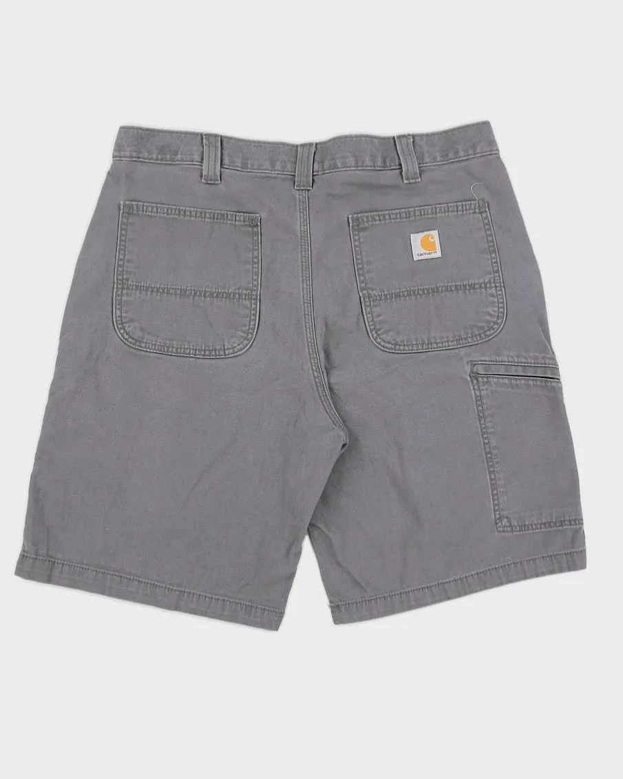 Vintage 90s Carhartt Relaxed Fit Grey Shorts - W36