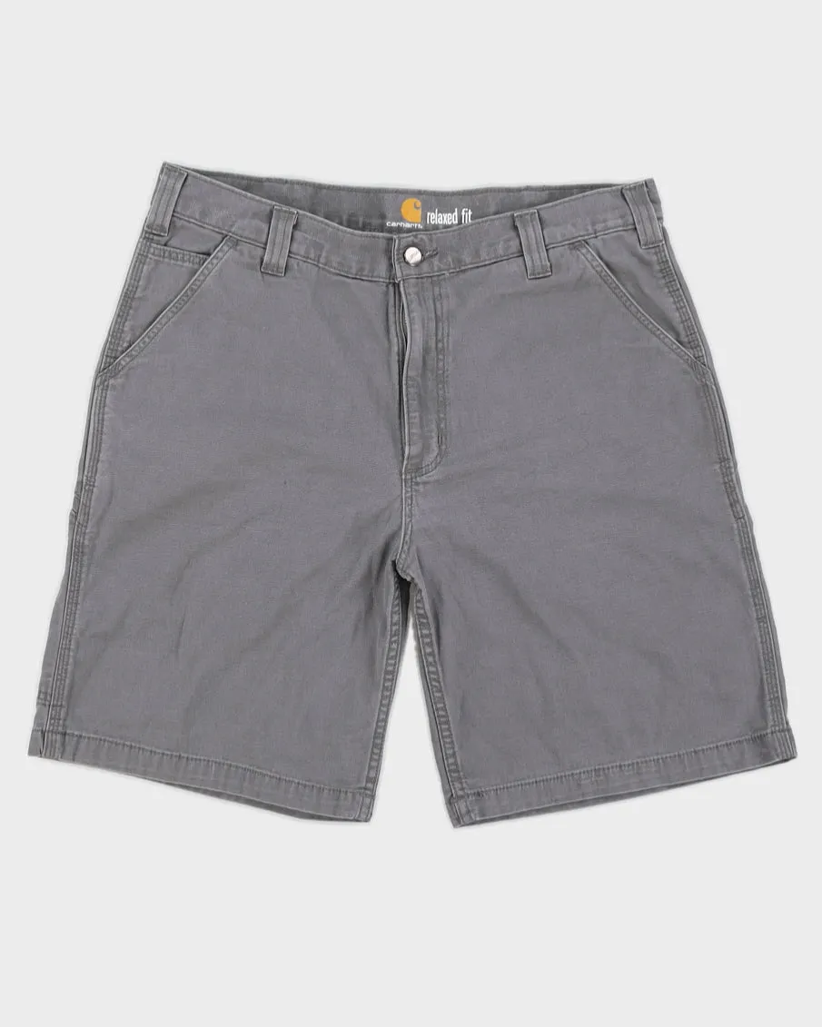 Vintage 90s Carhartt Relaxed Fit Grey Shorts - W36