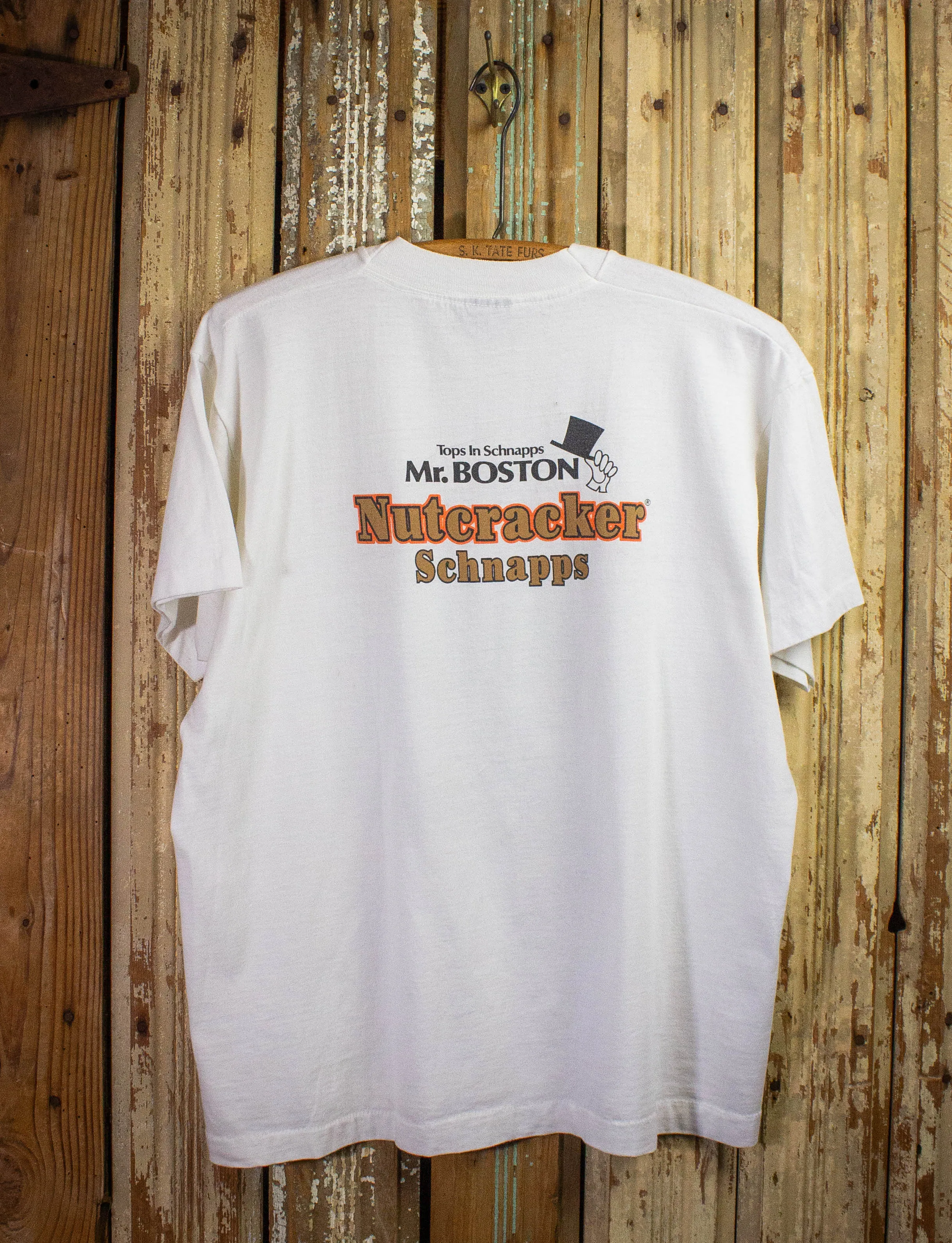 Vintage Good Nuts Are Hard To Find Graphic T Shirt 80s White XL