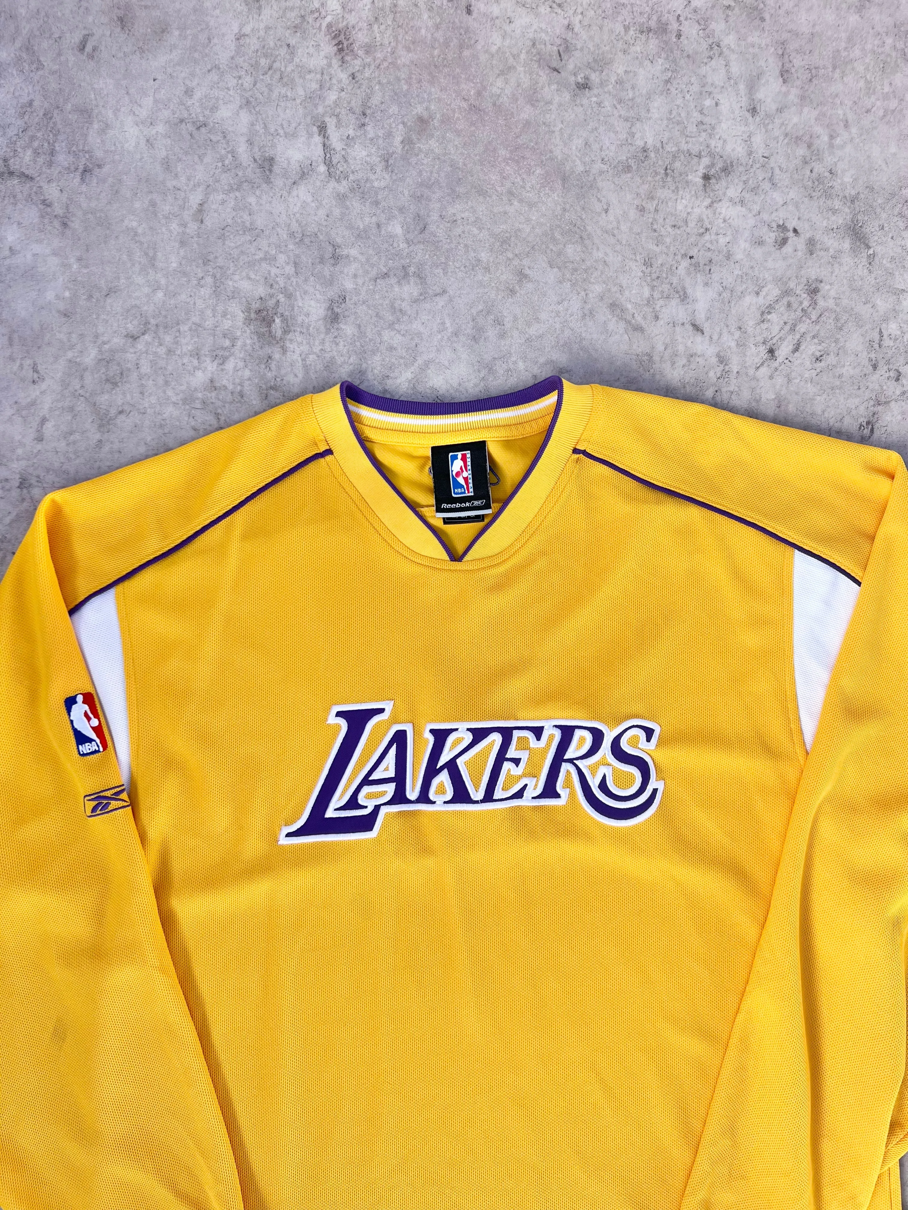 Vintage Lakers Reebok Long Sleeve Jersey (XL)