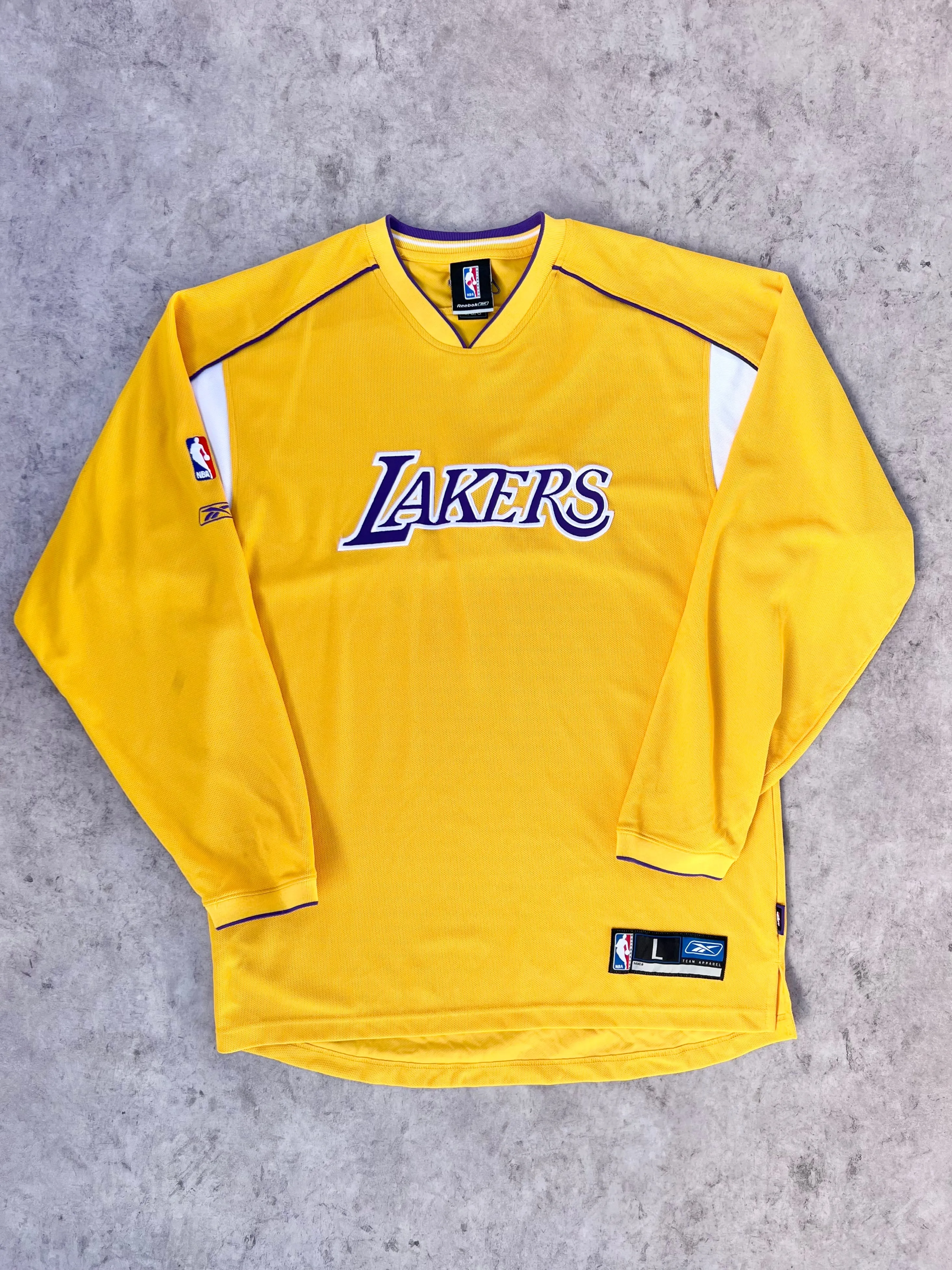 Vintage Lakers Reebok Long Sleeve Jersey (XL)